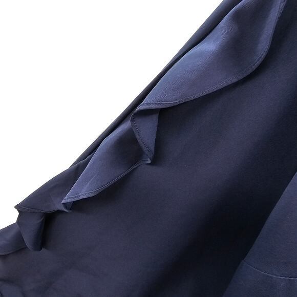 Ava & Viv Top Womens Size 4X Plus Size Tunic Blue Shirt Long Sleeve Work Career - Picture 3 of 9